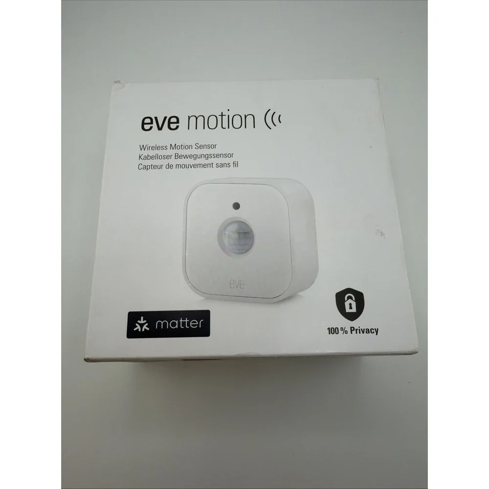 Eve Motion (Matter) Smart Motion Sensor - 1 Pack - White
